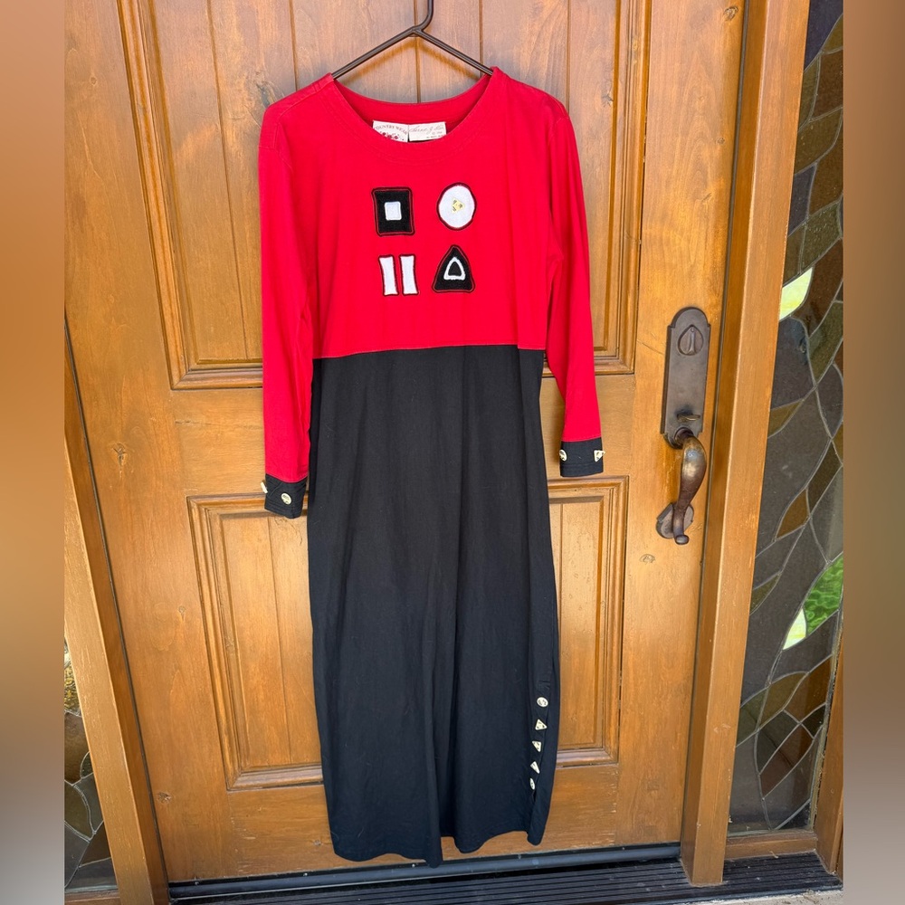 Vintage Country Wear Casuals Midi Dress